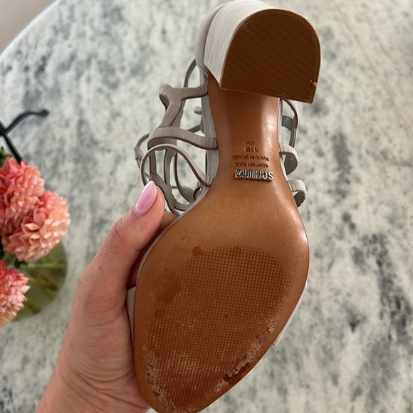 Schutz caged strap up heels - Picture 3 of 3